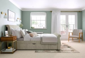 2020流行色薄荷绿家装设计效果图 卧室
