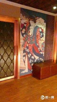 日式风格酒吧形象墙设计图
