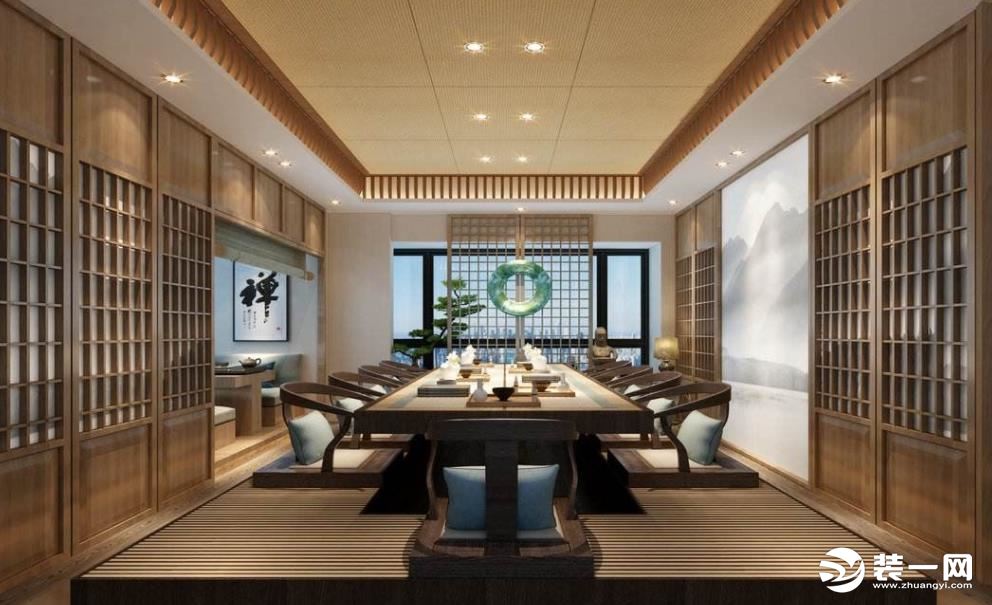 中式私房菜馆装修效果图