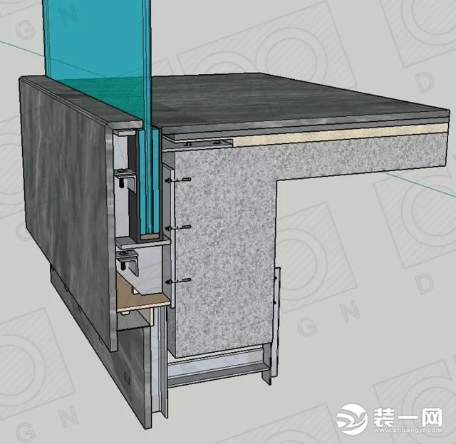 家装别墅玻璃栏杆设计效果图