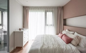 200平米现代风格山景房卧室装修效果图