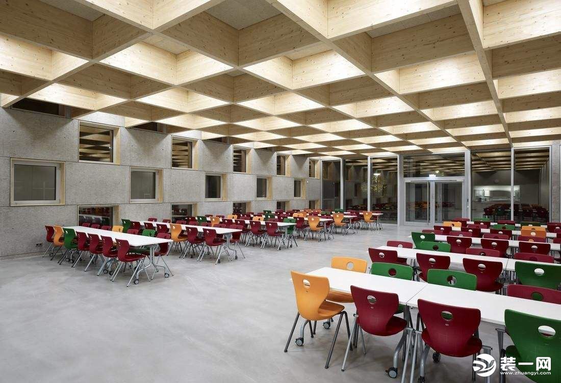 大学食堂装修图片