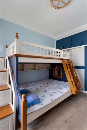 儿童房上下床装修设计效果图