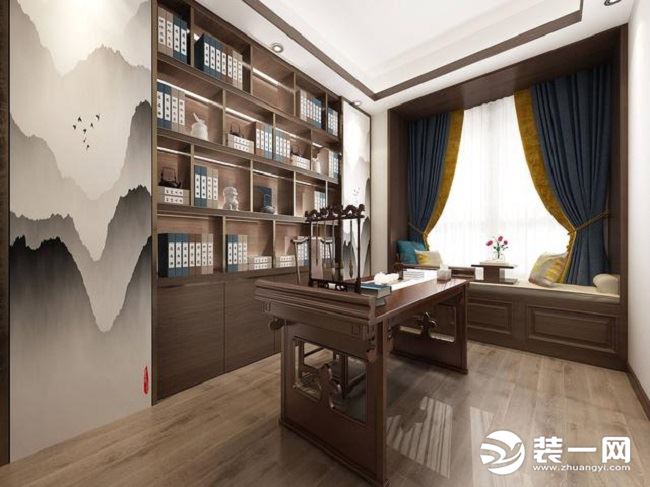 中式书房设计图片