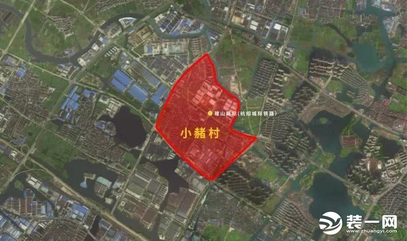绍兴市小赭村地理位置图
