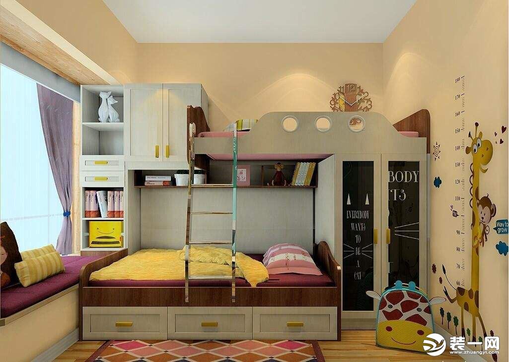 我家儿童房装修设计 孩子也要有自己的空间