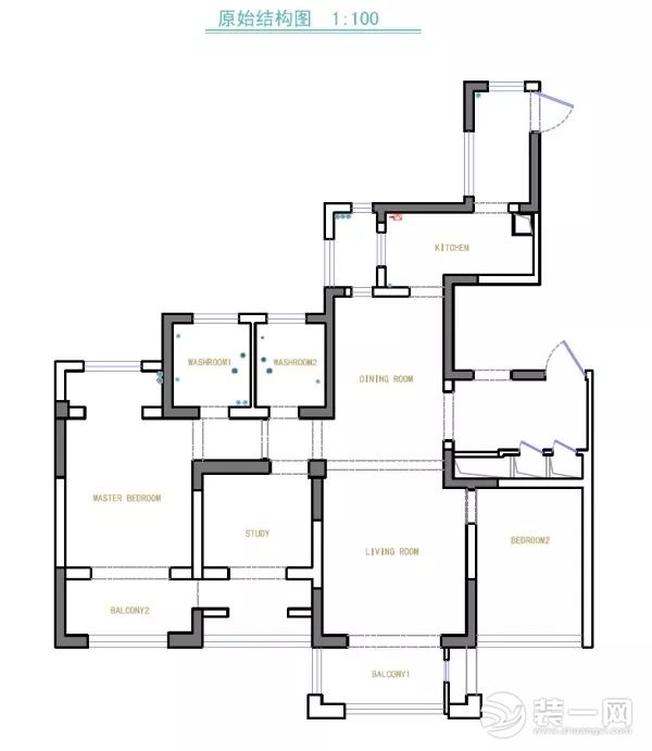 房屋原始结构图