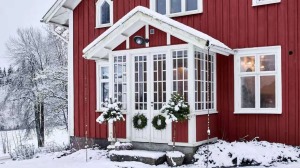 130平北歐家居 充滿圣誕氣息的紅房子