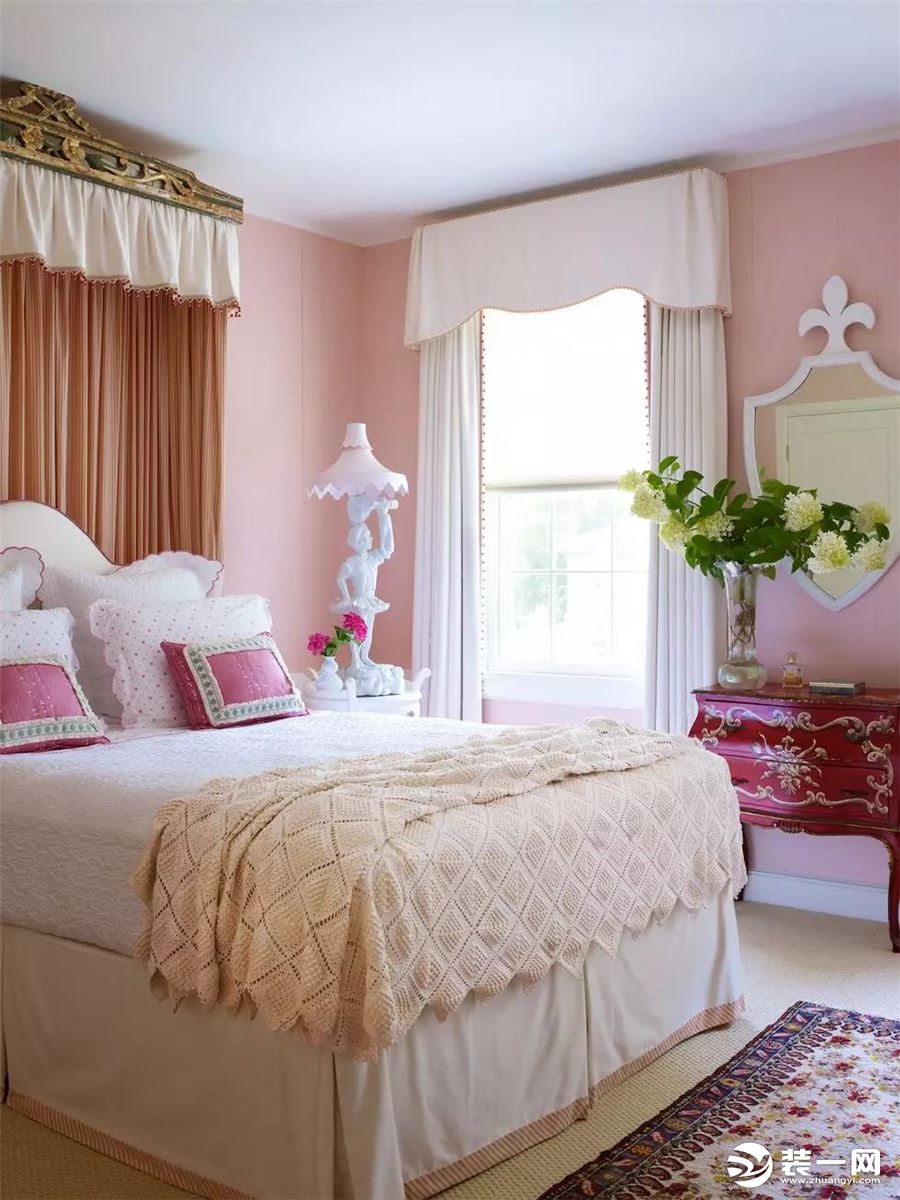 粉色房间装修效果图