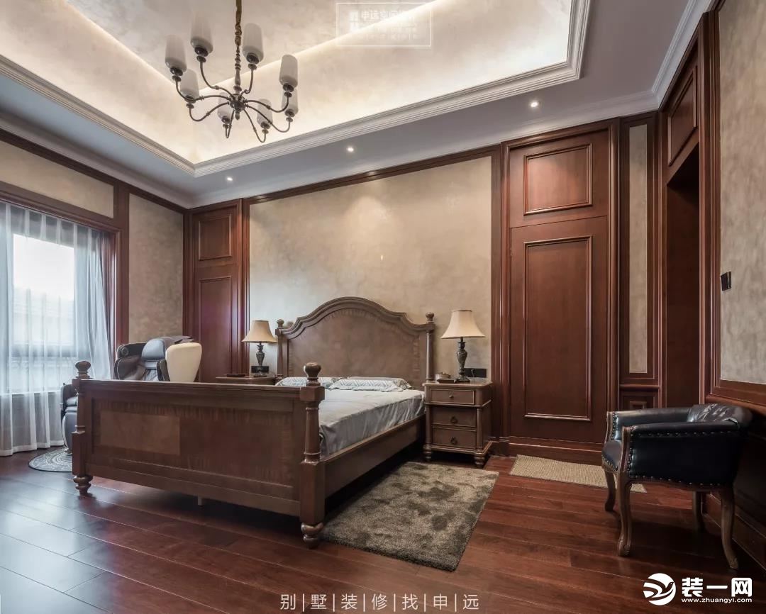 美式新古典装修风格案例效果图卧室