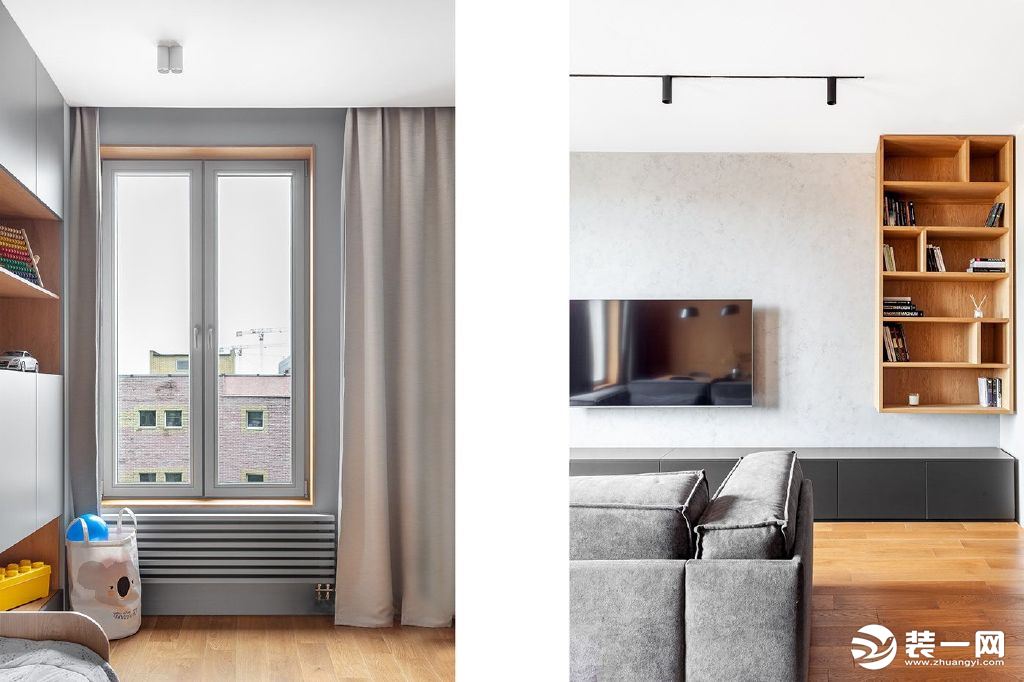 现代简约风单身公寓设计效果图