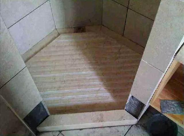 卫生间淋浴房拉槽施工设计效果图