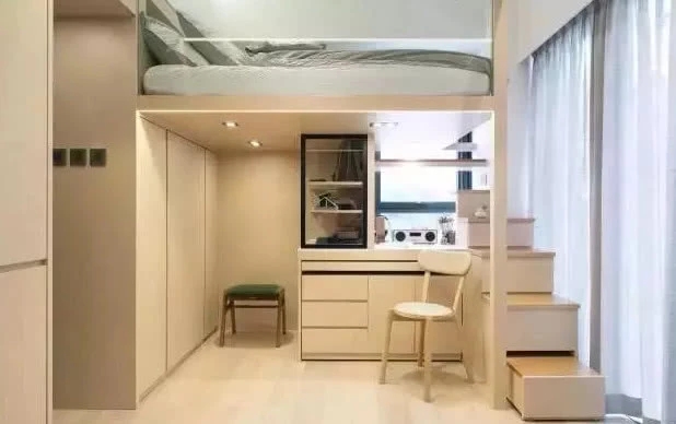 loft公寓设计卧室装修效果图