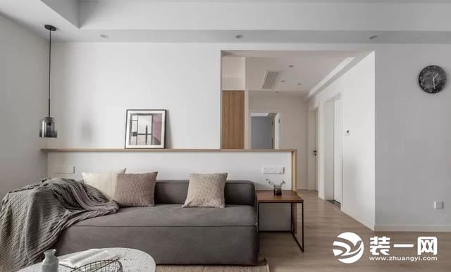 日式风格90㎡三居客厅装修效果图