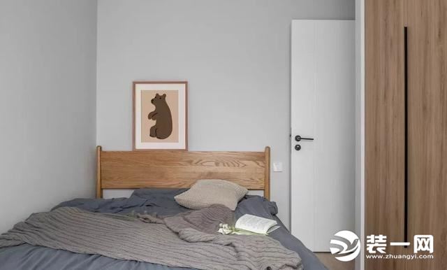 日式风格90㎡三居卧室装修效果图