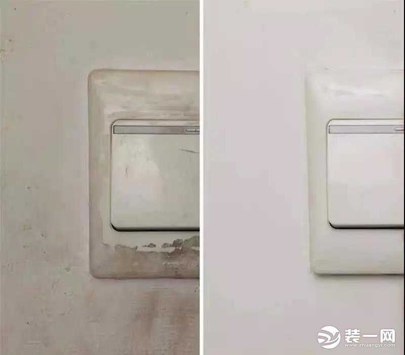 墙面油污清洁图