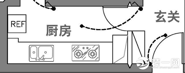 厨房灯具点位图