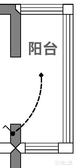 陽(yáng)臺(tái)燈具點(diǎn)位圖