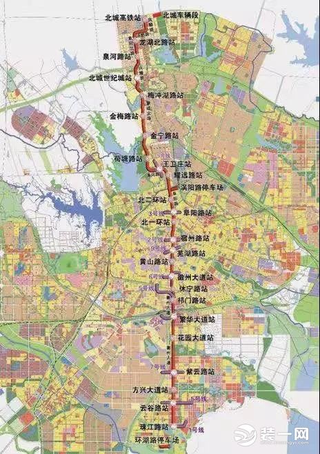 最新消息!合肥地铁规划将新增8条地铁，路线图曝光！