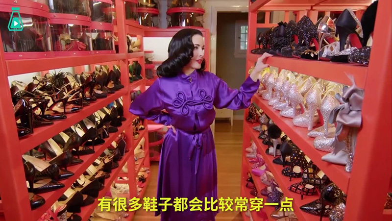 女神Dita Von Teese的別墅衣帽間效果圖