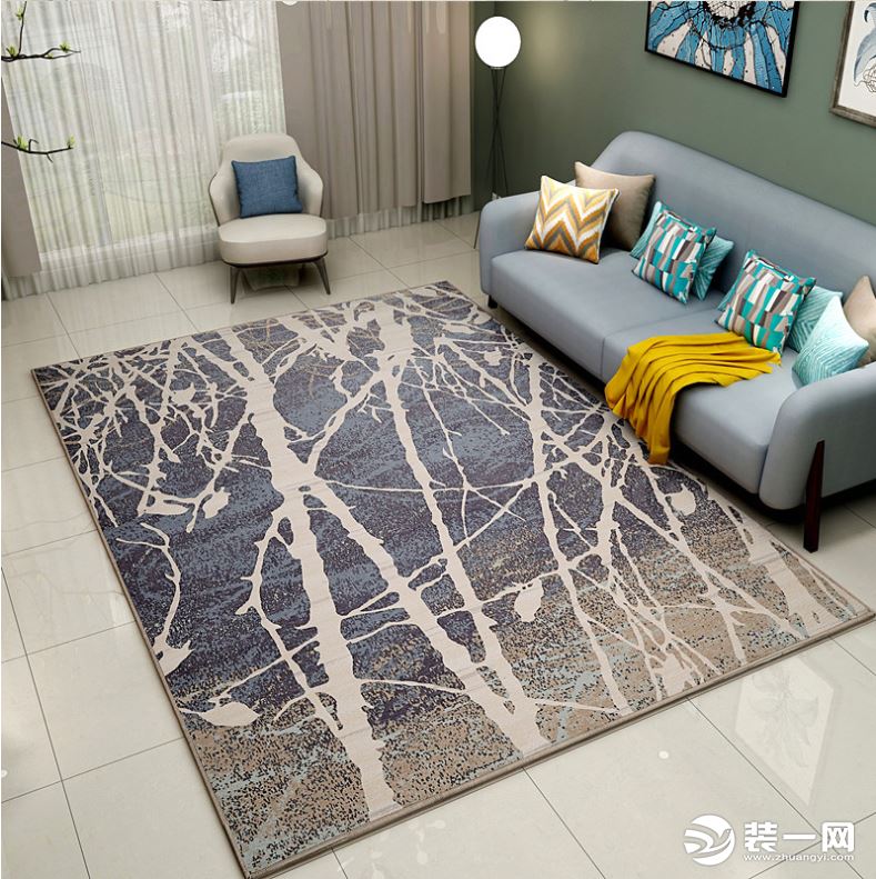 客厅化纤地毯装饰效果图
