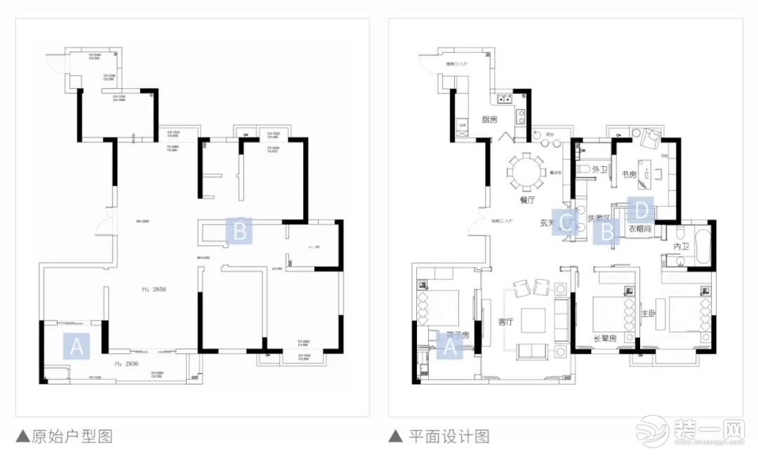 常州米邦装饰187㎡新中式：当代典雅 隐逸东方