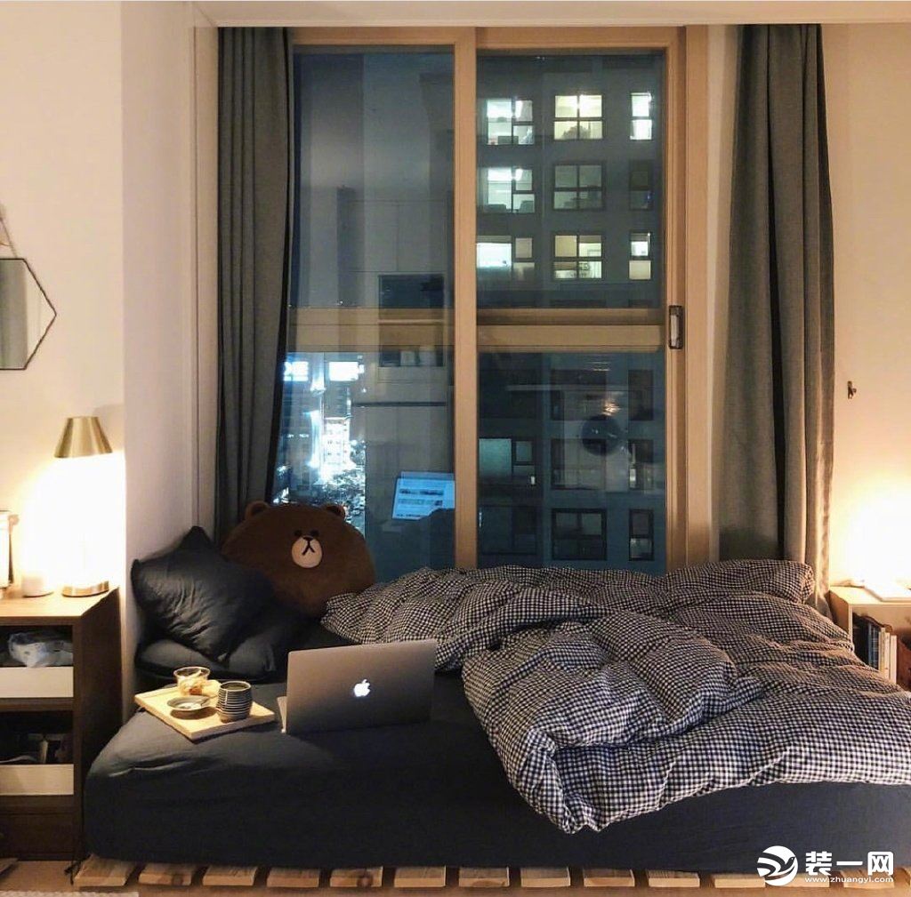 单身公寓loft温馨设计效果图
