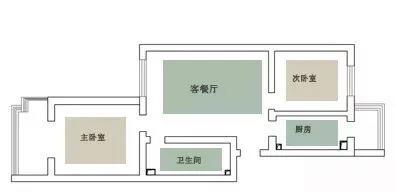 79平米原户型效果图