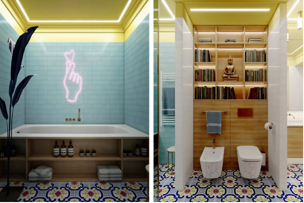 联排别墅装修设计方案浴室装修效果图