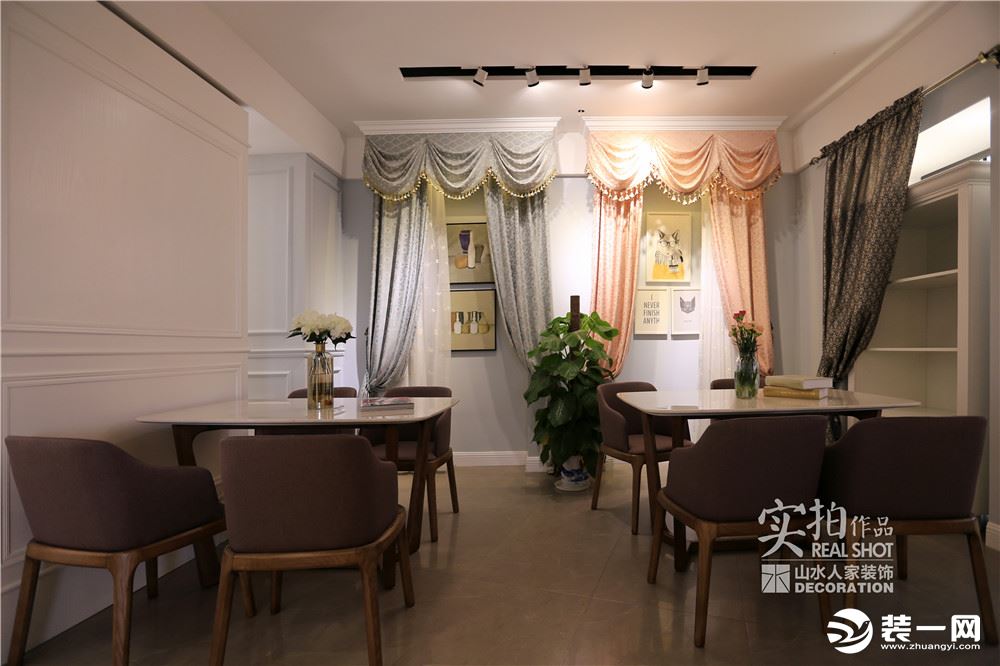 山水人家装饰样板间展示图