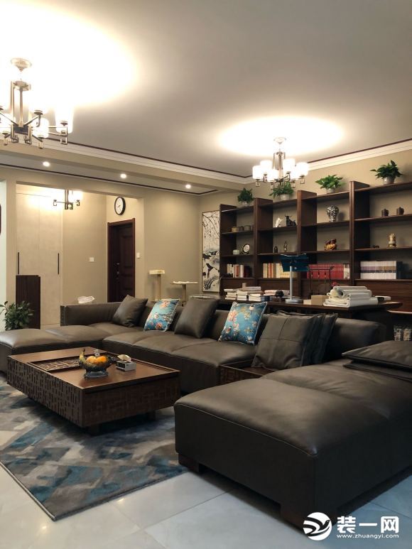 汕头新中式装修沙发设计案例图片