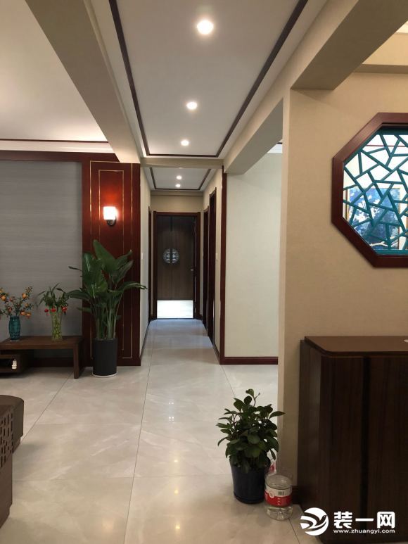汕头新中式装修走廊设计案例图片
