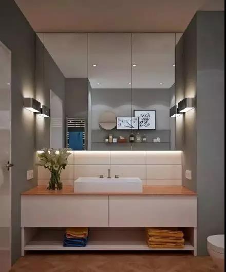 卫生间壁挂LED浴室镜设计效果图