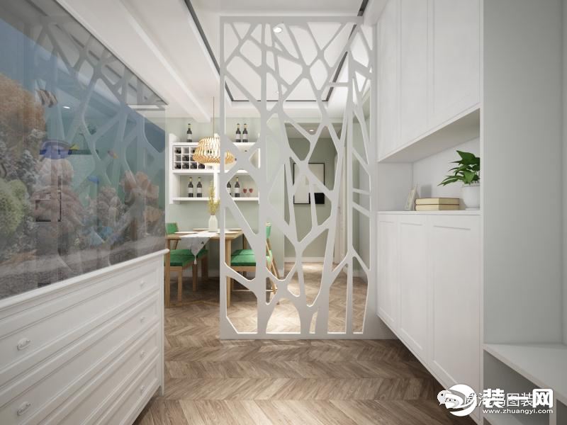 威海柒公馆三居室现代风装修 属于你的温馨之家