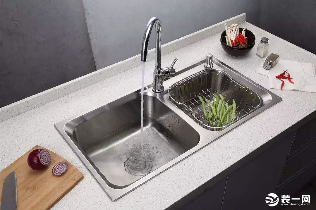 厨房双槽水槽设计效果图