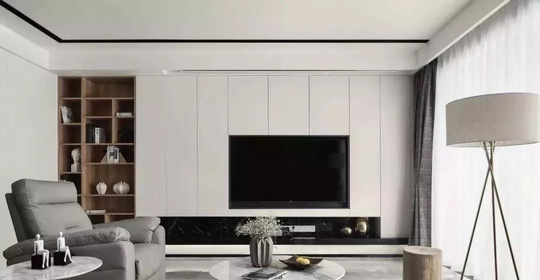 2020客厅装修电视背景墙装修效果图