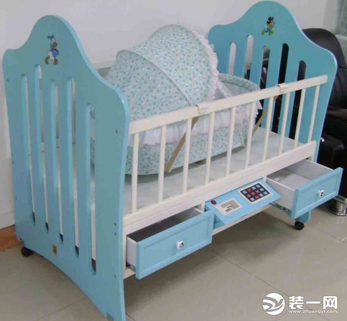 智能婴儿床设计效果图