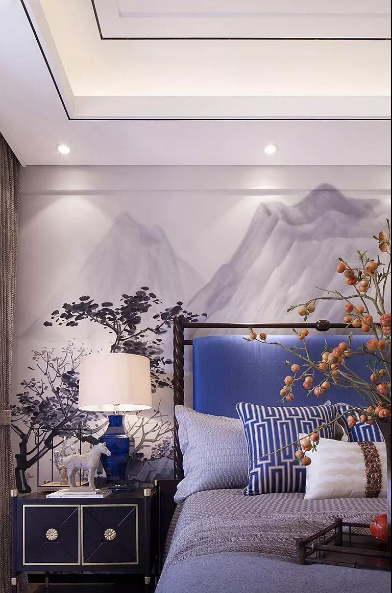 新中式卧室设计空间格调效果图