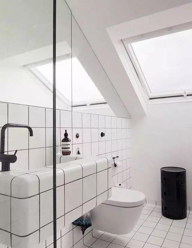 卫生间圆角瓷砖设计效果图