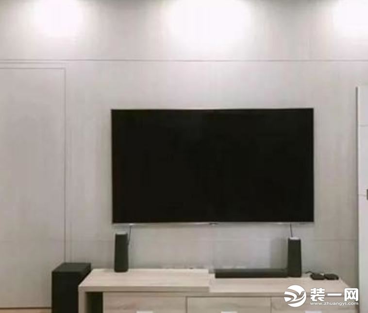家装隐形门电视墙设计效果图