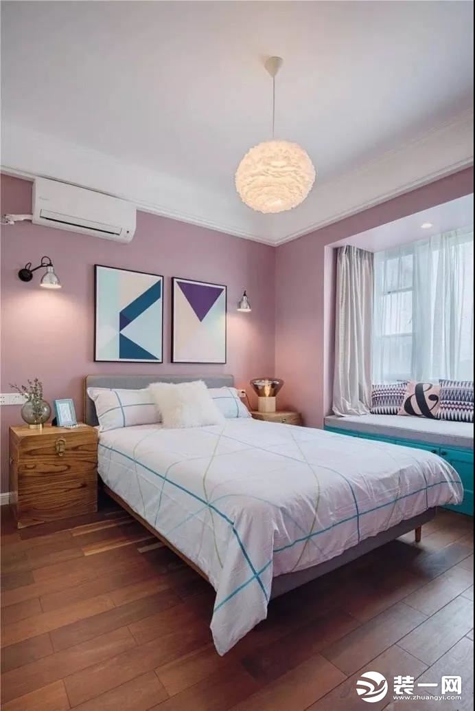 小居室卧室地板颜色搭配设计效果图