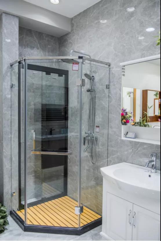居室空间设计卫生间淋浴房扩容效果图