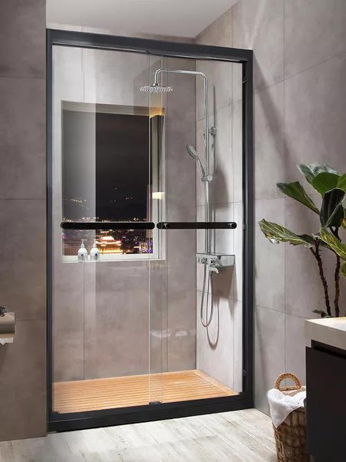 卫浴室款式玻璃隔断设计效果图