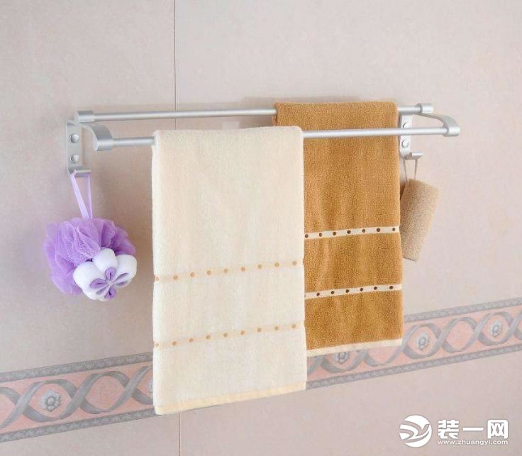 卫生间毛巾杆安装效果图