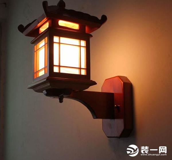 中式走廊灯效果图