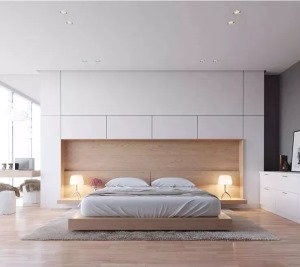 整体卧室一体化设计效果图