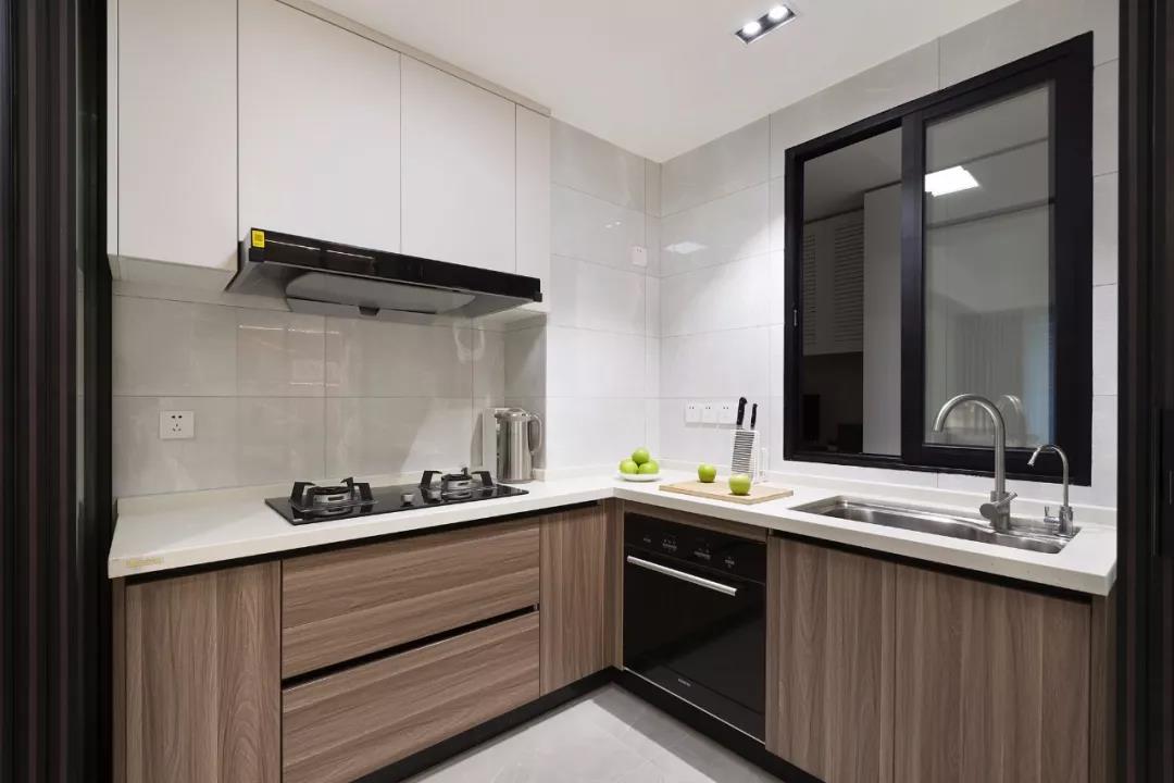 现代风改造两居室家装案例厨房设计效果图