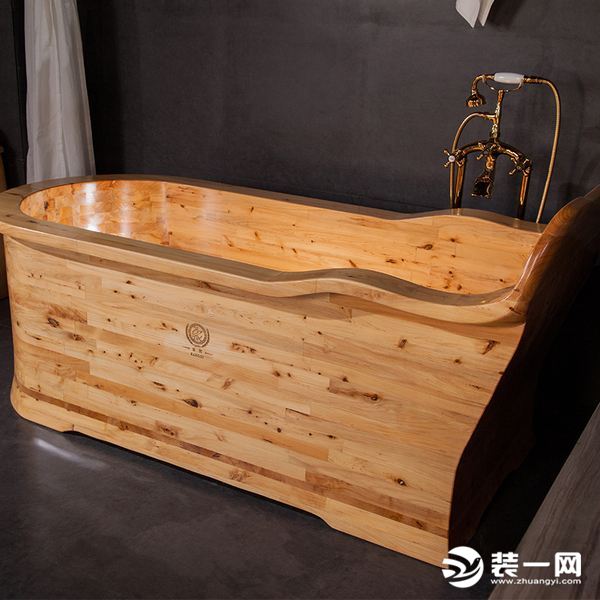 木质浴缸示意图