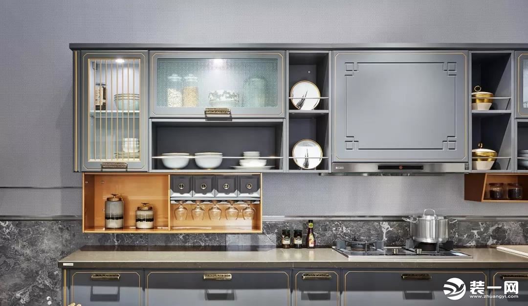 厨房橱柜灯光安装设计效果图
