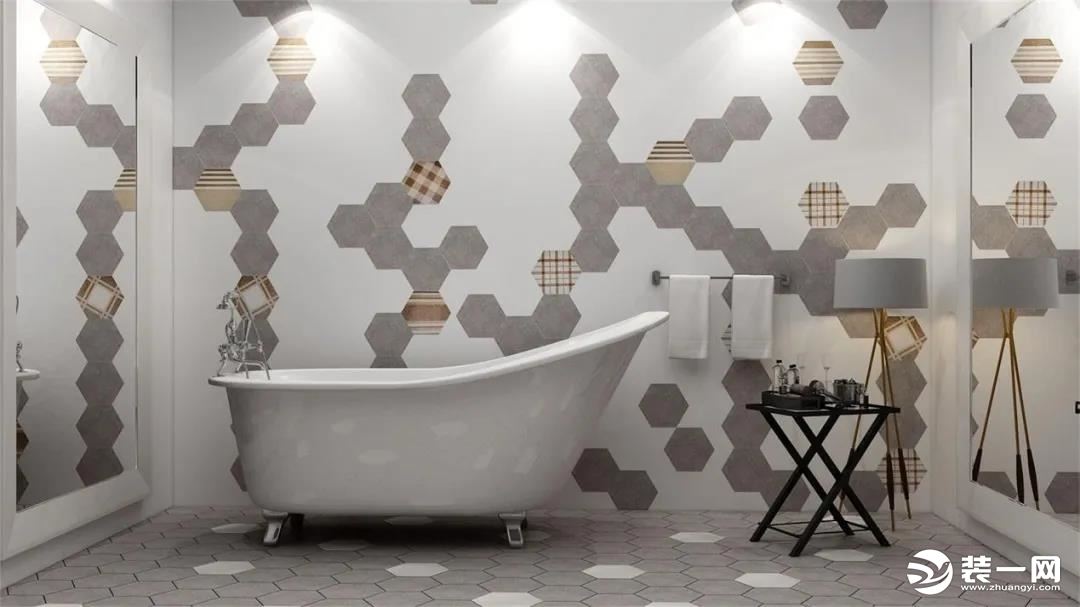 浴室花砖设计效果图